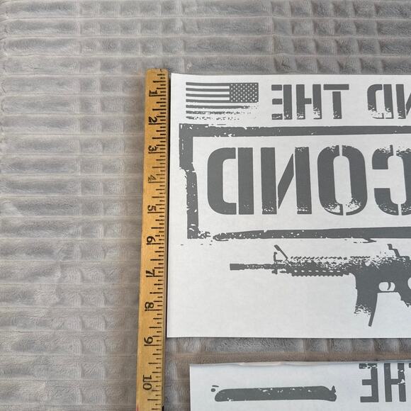 Bundle 6 Heat Transfers Second Amendment NRA Weapons Ammo Craft Gift Freedom USA - Picture 10 of 15